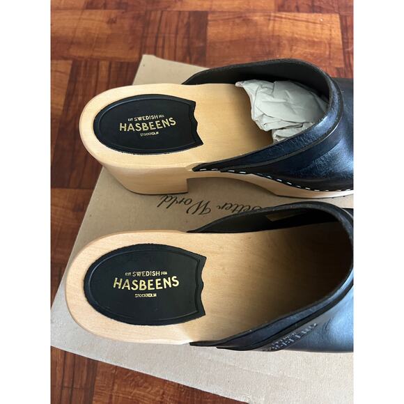 Women’s Swedish Hasbeens Louise Clog EU41/US9.5 NEW MSRP $300 - Picture 12 of 16